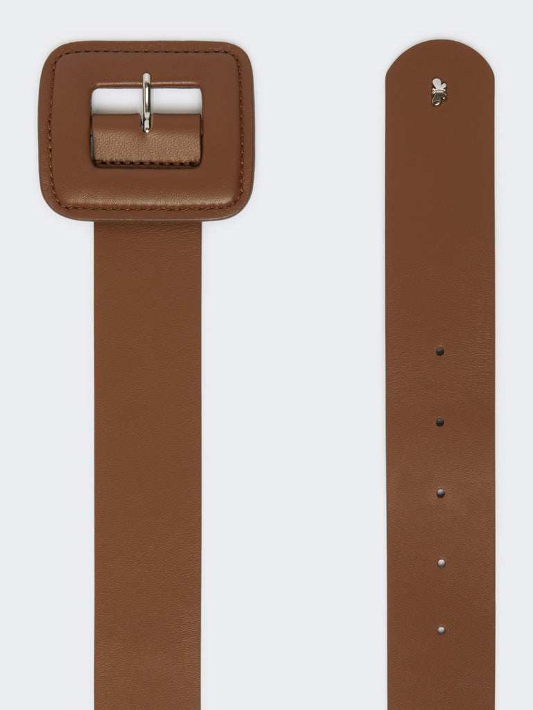 max mara nappa sheepskin belt