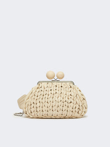 Medium Nappa Leather Tricot Pasticcino Bag for Women - Ivory - Max Mara UAE