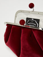 Small Velvet Pasticcino Bag for Women - Bordeaux - Max Mara UAE