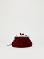Small Velvet Pasticcino Bag for Women - Bordeaux - Max Mara UAE
