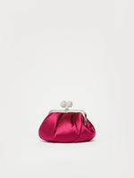 Small Satin Pasticcino Bag With Rhinestones for Women - Antique Rose - Max Mara UAE
