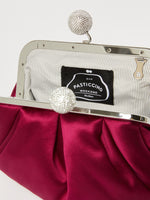 Small Satin Pasticcino Bag With Rhinestones for Women - Antique Rose - Max Mara UAE
