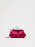 Small Satin Pasticcino Bag With Rhinestones for Women - Antique Rose - Max Mara UAE
