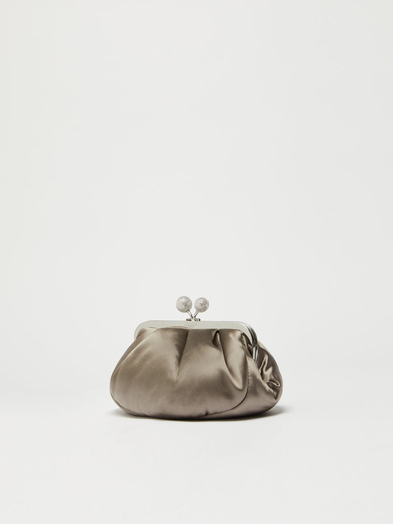 max mara small satin pasticcino bag with rhinestones
