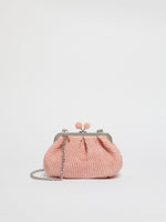 Small Raffia-Effect Pasticcino Bag for Women - Pink - Max Mara UAE