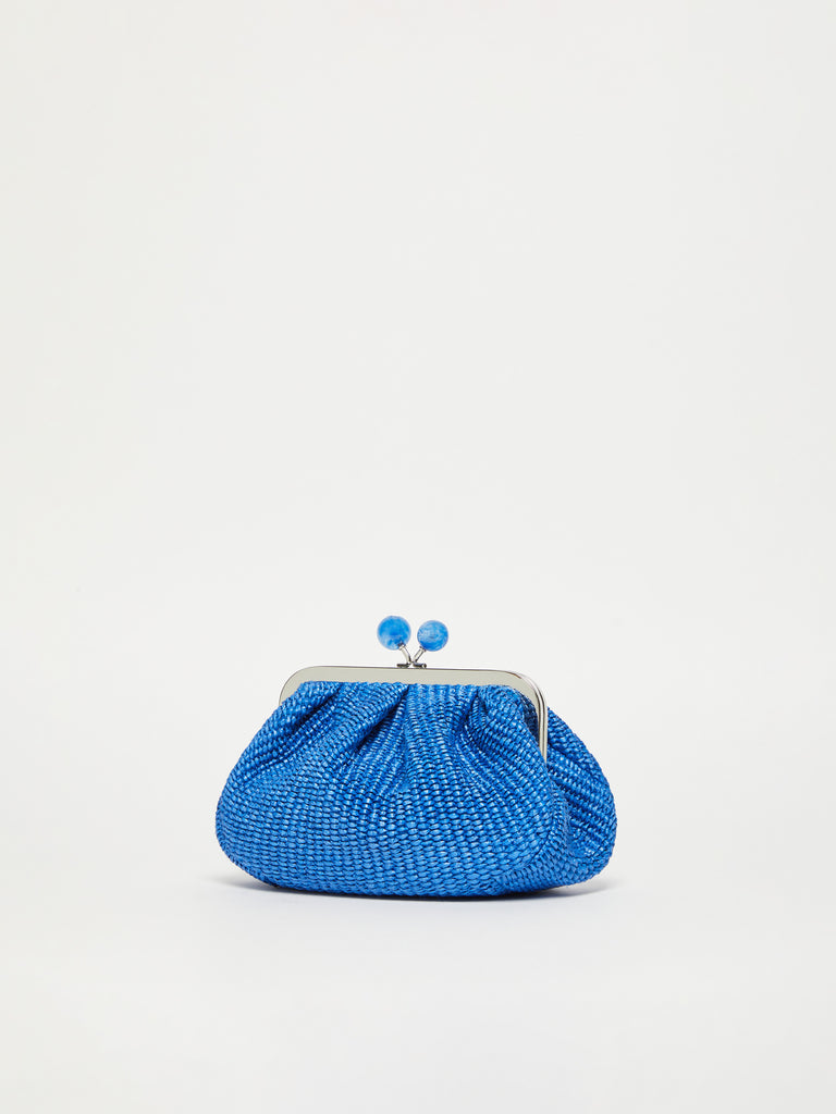 max mara small raffia-effect pasticcino bag