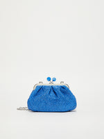 Small Raffia-Effect Pasticcino Bag for Women - Cornflower Blue - Max Mara UAE