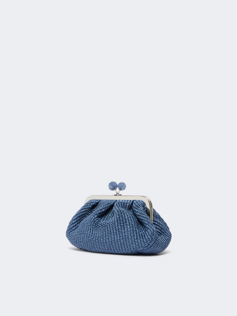 max mara small raffia-effect pasticcino bag