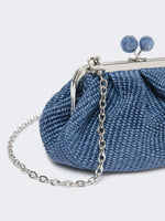 max mara small raffia-effect pasticcino bag for women