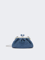 max mara small raffia-effect pasticcino bag for women