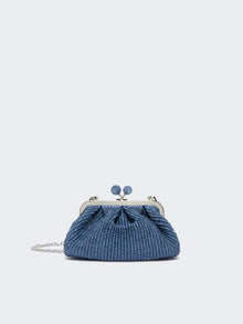 max mara small raffia-effect pasticcino bag for women
