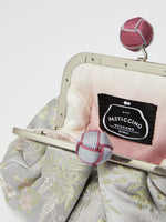Small Jacquard Silk Pasticcino Bag for Women - Light Grey - Max Mara UAE