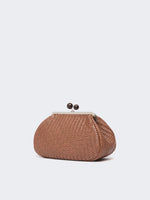 max mara medium pasticcino bag in woven leather for women