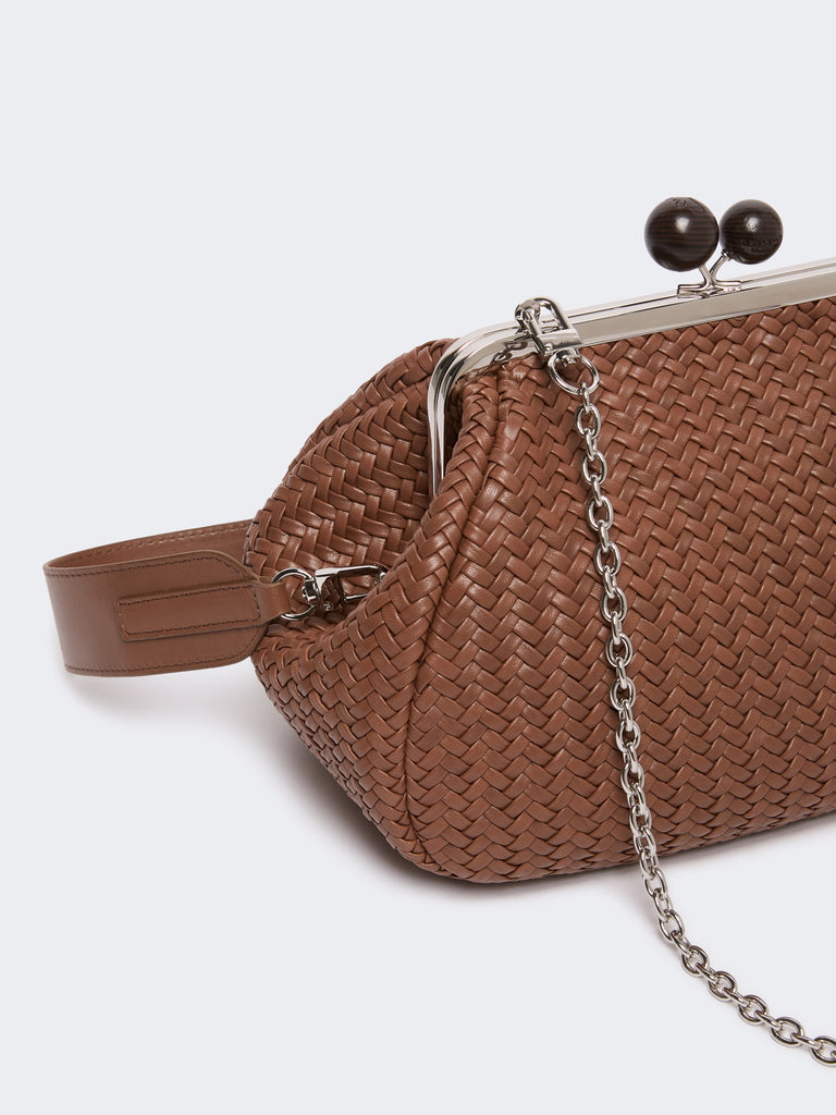 max mara medium pasticcino bag in woven leather
