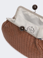 max mara medium pasticcino bag in woven leather for women
