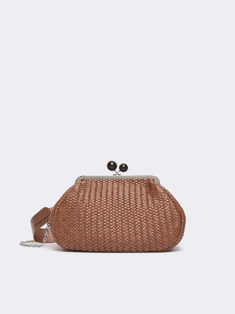 max mara medium pasticcino bag in woven leather