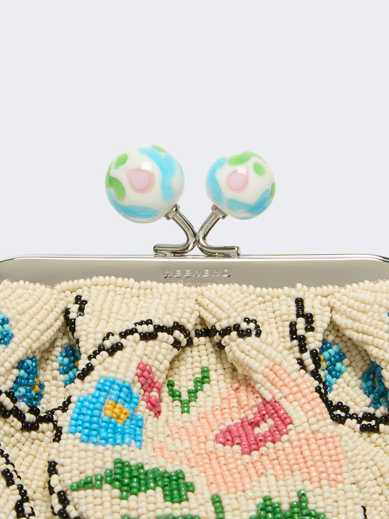 max mara extra-small pasticcino bag embroidered with beads