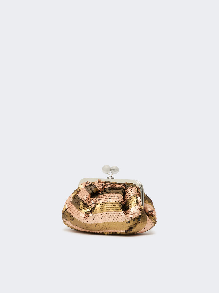max mara small pasticcino bag with sequin stripes