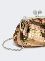 max mara small pasticcino bag with sequin stripes for women