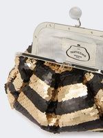 max mara small pasticcino bag with sequin stripes for women