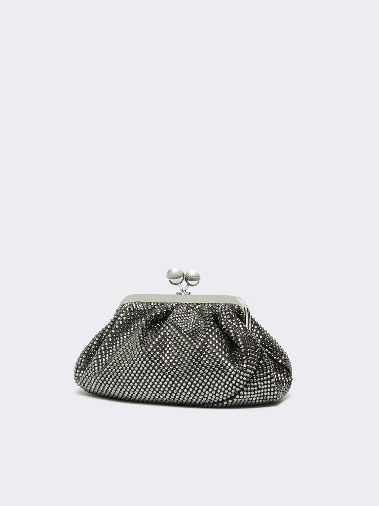 Small Pasticcino Bag in satin with rhinestones