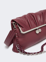 max mara clutch-style sheepskin pasticcino bag for women