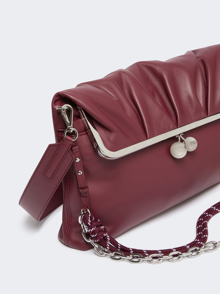 max mara clutch-style sheepskin pasticcino bag