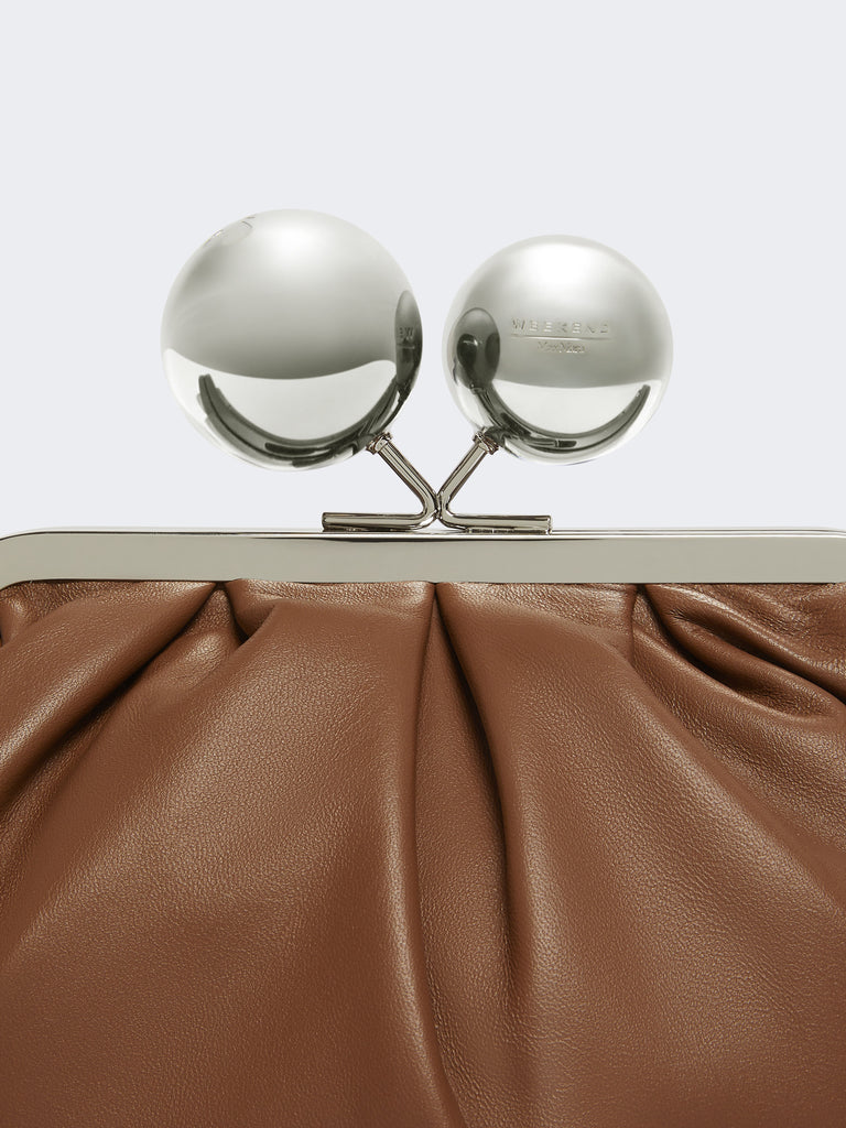 max mara medium pasticcino bag in glossy nappa leather