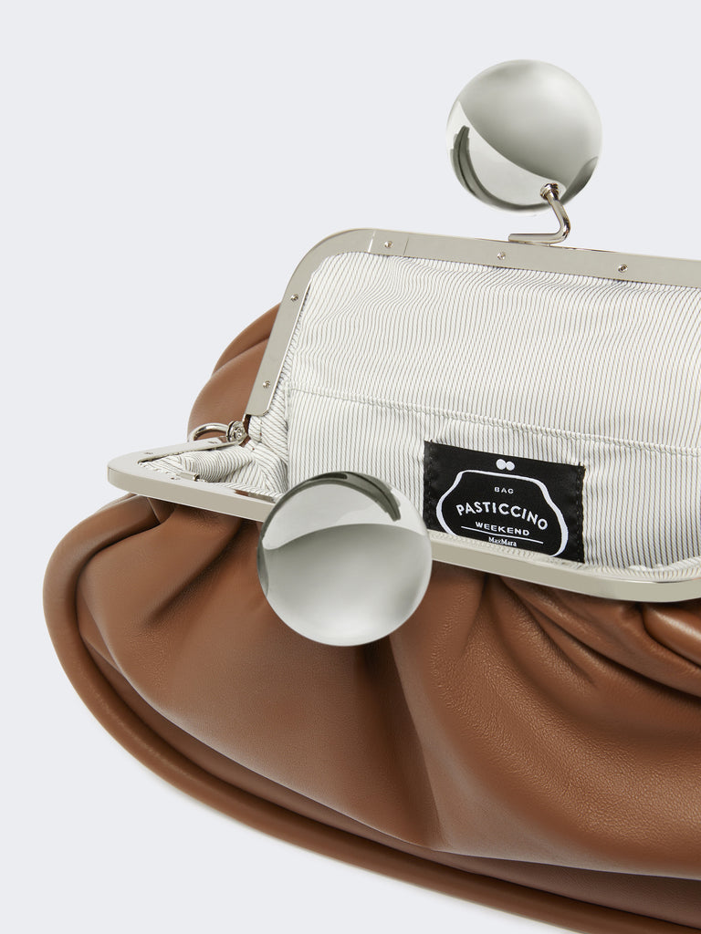 max mara medium pasticcino bag in glossy nappa leather