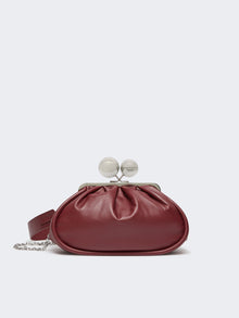 Medium Pasticcino Bag In Glossy Nappa Leather for Women - Ruby - Max Mara UAE