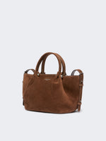 max mara small suede tote bag for women
