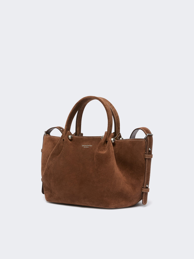 max mara small suede tote bag