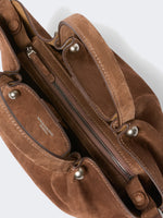 max mara small suede tote bag for women