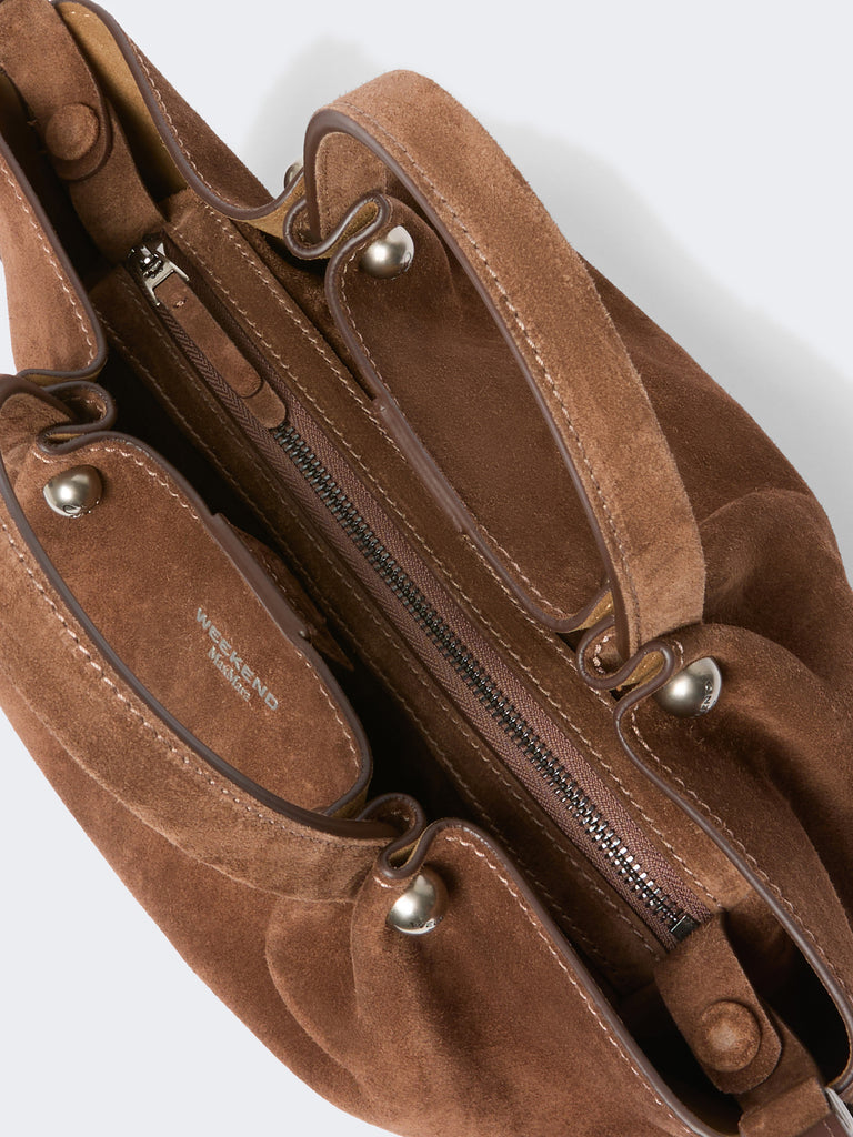 max mara small suede tote bag