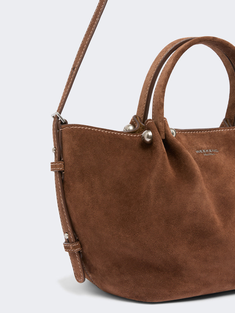 max mara small suede tote bag