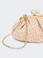 max mara small pasticcino bag in linen, silk and cotton jacquard for women