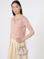 max mara small pasticcino bag in linen, silk and cotton jacquard for women