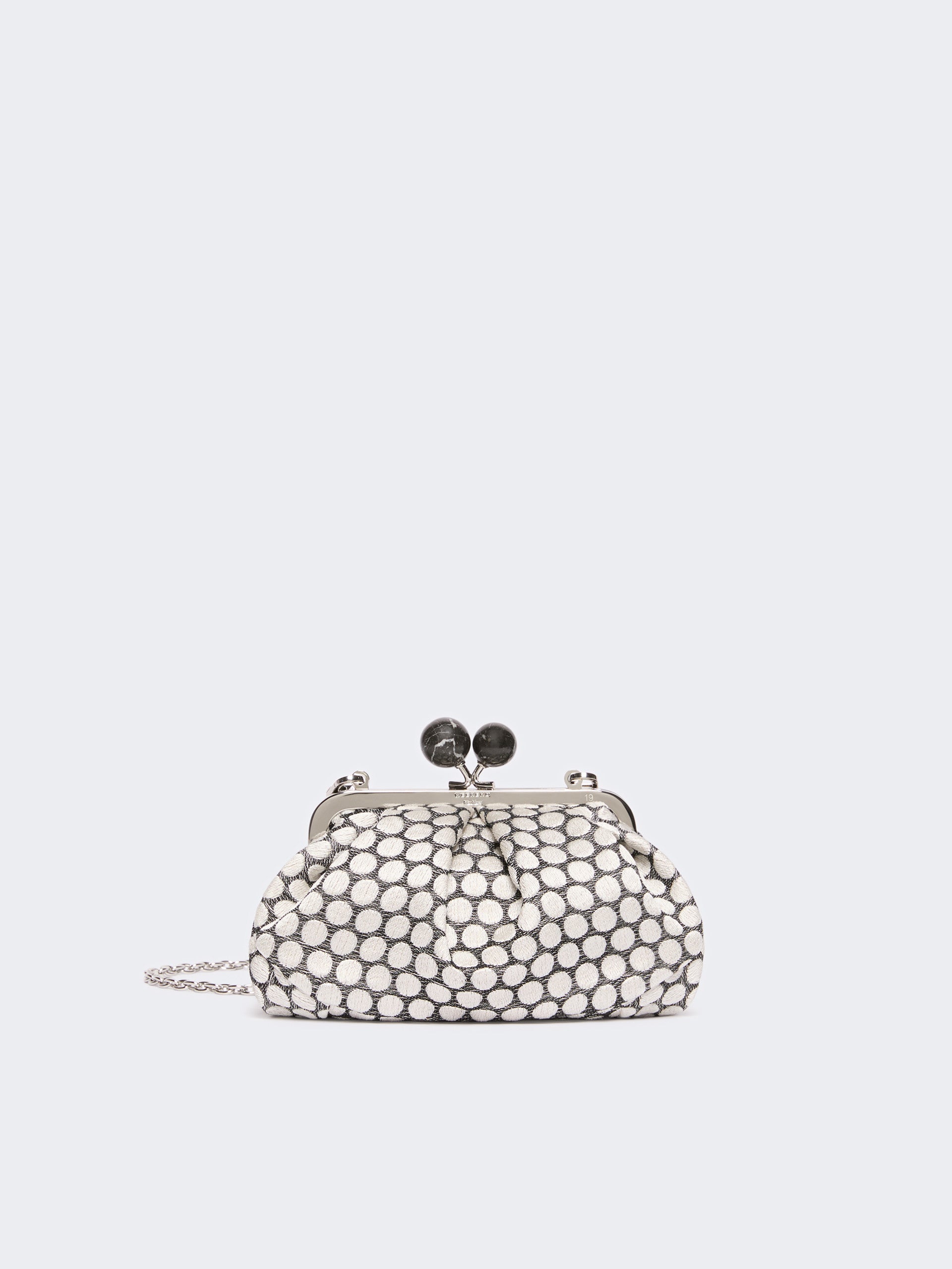 max mara small pasticcino bag in linen, silk and cotton jacquard for women