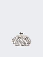 max mara small pasticcino bag in linen, silk and cotton jacquard for women