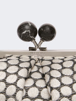 max mara small pasticcino bag in linen, silk and cotton jacquard for women