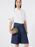 max mara small pasticcino bag in linen, silk and cotton jacquard for women