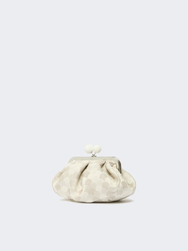 max mara small pasticcino bag in linen, silk and cotton jacquard