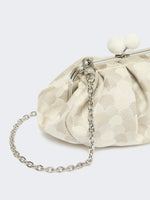 max mara small pasticcino bag in linen, silk and cotton jacquard for women
