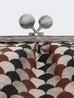 max mara large pasticcino bag in linen, silk and cotton jacquard for women