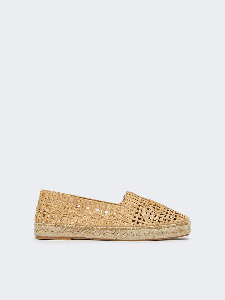 max mara raffia-effect espadrilles