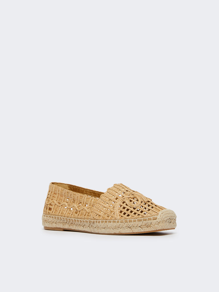 max mara raffia-effect espadrilles