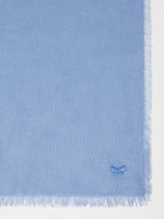 Viscose And Cashmere Shawl for Women - Light Blue - Max Mara UAE
