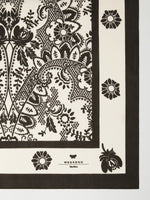 Modal And Printed Silk Shawl for Women - Beige - Max Mara UAE
