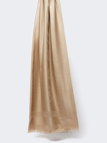 max mara jacquard-knit wool and silk stole for women