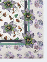 max mara printed silk twill foulard for women